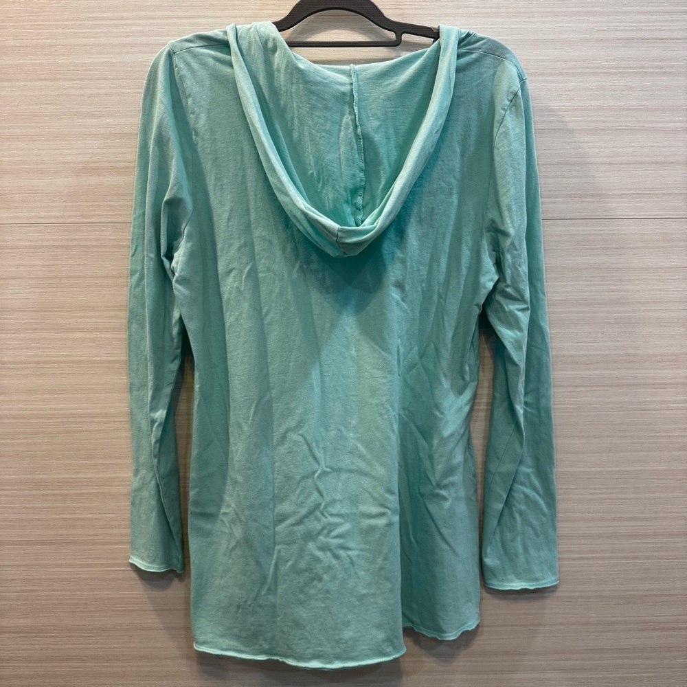 Life Is Good Long Sleeve Lightweight Hooded Crusher Tee Jackie Balance Yoga - Picture 2 of 5